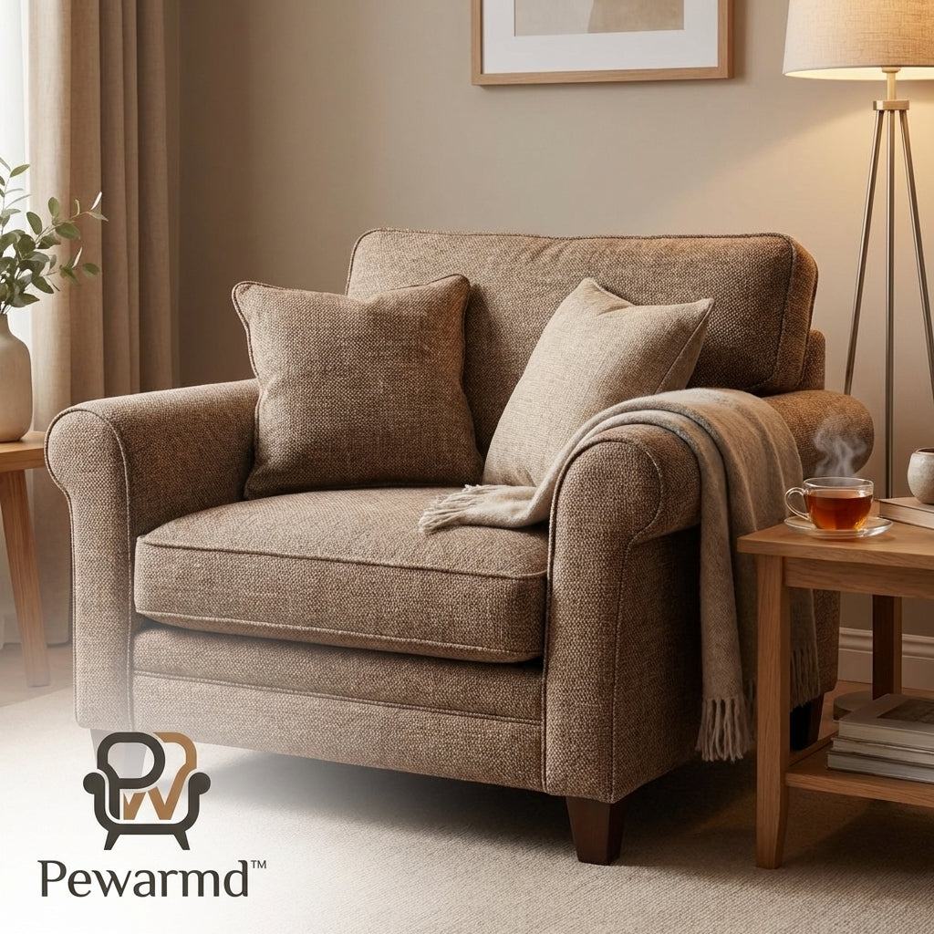 🛋️ Pewarmd™ CozyHaven Fabric Loveseat Chair