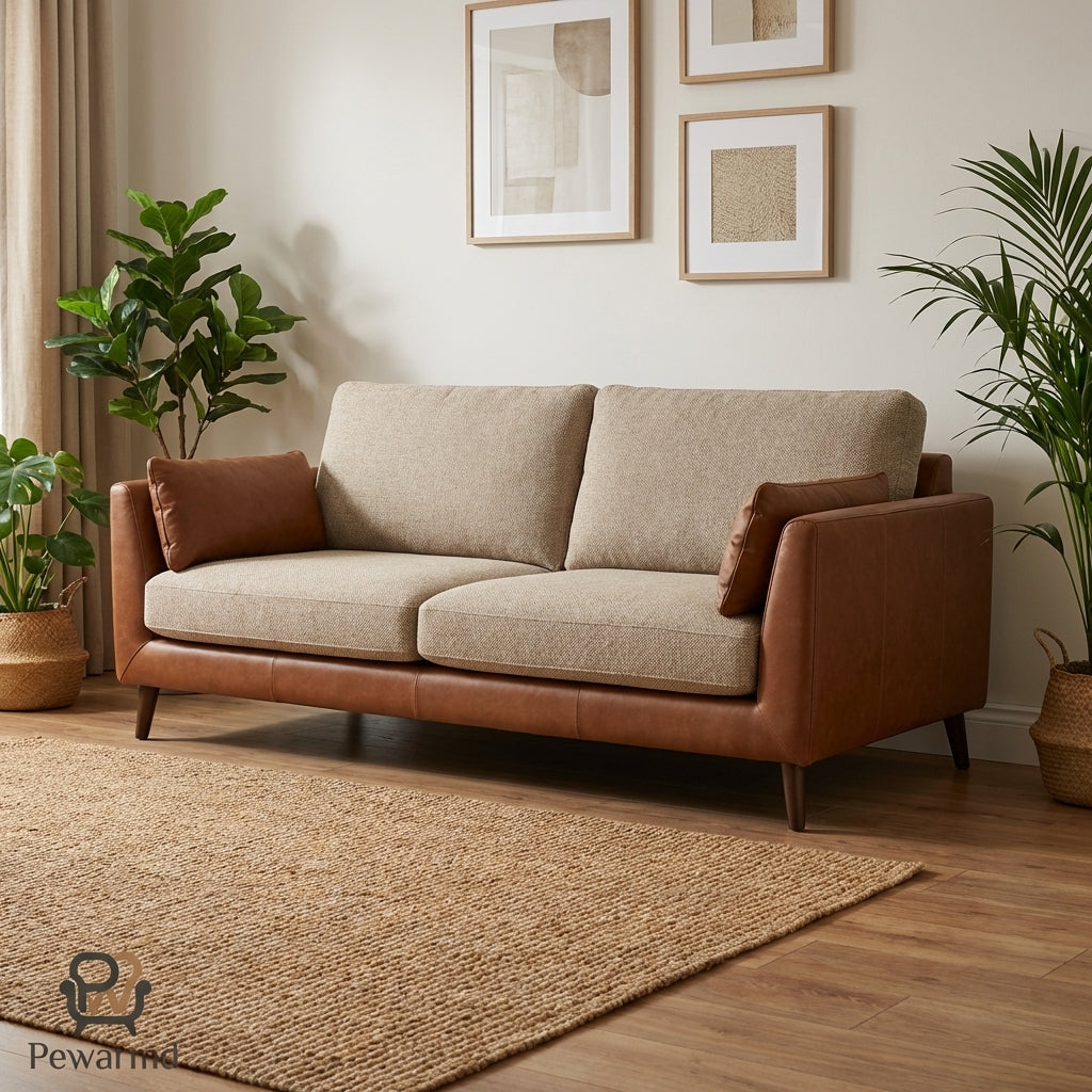 🛋️ Pewarmd™ UrbanSoft Duo-Tone Sofa